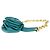 Bottega Veneta The Chain Leather Teen Verde - vista 3