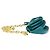 Bottega Veneta The Chain Leather Teen Verde - vista 4