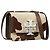 Borsa a spalla convertibile Eleanor Haircal di Tory Burch Marrone