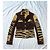 Just Cavalli Lederjacke mit Tierdruck Braun Zebra-druck - Ansicht 2