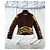 Just Cavalli Lederjacke mit Tierdruck Braun Zebra-druck - Ansicht 3