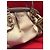 Borsa Prada Wild Boar Antik Pelle Beige Ombré Marrone - vista 6