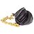 Bottega Veneta The Chain Leather Teen Bordò - vista 4