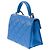 Borsa CHANEL Timeless Classica con Manico Superiore in Pelle Blu - 102848 - vista 6