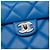 Borsa CHANEL Timeless Classica con Manico Superiore in Pelle Blu - 102848 - vista 7