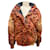 Autre Marque IENKI IENKI Tan / Brown / Black Dunlope Leopard Print Down Puffer Jacket Camel Polyester  ref.2462936