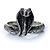 Anello a forma di cobra in argento di Saint Laurent - vista 2