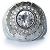 Silberner Ring 1984 von Dolce & Gabbana mit Stein