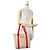 Borsa 2 in 1 Antigua Cabas MM in tela e pelle di Louis Vuitton Rosso Beige - vista 15