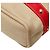 Borsa 2 in 1 Antigua Cabas MM in tela e pelle di Louis Vuitton Rosso Beige - vista 5
