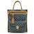 Louis Vuitton Monogram Denim Tote Bag Blau
