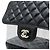 Borsa a spalla in vinile di pelle matelassé di Chanel Nero - vista 9