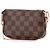 Mini Pochette Accessoires Vivienne Holiday Damier Ebene Marrone Louis Vuitton - vista 2