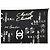 NEUER CHANEL CAMELIA LOGO CC CAMBON 90 SEIDENTWILL SCHAL Schwarz - Ansicht 3