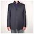 Chaqueta de hombre Canali Milano Gris antracita - vista 4