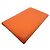 Monedero Calvi de Hermès en cuero de cabra naranja - vista 3