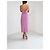 Dries Van Noten Verziertes ärmelloses Midikleid Rosa Beige Pink - Ansicht 9