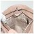 Borsa a mano Gancini in pelle rosa argento Auth 138865 di Salvatore Ferragamo - vista 20