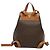 Céline Zaino CELINE in pelle PVC marrone oro Auth 138816 D'oro - vista 2