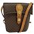 Céline CELINE Macadam Canvas Schultertasche aus PVC-Leder Braun Gold Auth 139816 Golden