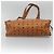 Borsa a Spalla MCM Logogram Vicetos in Pelle PVC Marrone Oro Auth BA4838 - vista 9