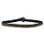 Cinturón de Cadena de Cuero CHANEL 34,6"" Oro Negro CC Auth hk2962 Dorado - vista 2