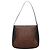 Borsa a Spalla ETRO in Pelle PVC Marrone Argento Auth bs28972 - vista 2