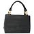 Borsa Tote in Pelle Nera e Oro Gianni Versace Auth BA5104 Nero D'oro