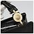 Borsa Tote in Pelle Nera e Oro Gianni Versace Auth BA5104 Nero D'oro - vista 10