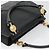 Borsa Tote in Pelle Nera e Oro Gianni Versace Auth BA5104 Nero D'oro - vista 6