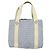 Bulgari BVLGARI Logo Mania Tote Bag aus Canvas in Hellblau Silber Auth BA5058 - Ansicht 2