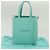 Autre Marque Tiffany&Co. Mini Borsa a Mano in Pelle 2in1 Blu Turchese Argento Auth 139063 - vista 12