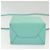 Autre Marque Tiffany&Co. Mini Borsa a Mano in Pelle 2in1 Blu Turchese Argento Auth 139063 - vista 6