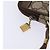 Gucci Borsa a Spalla GG Supreme PVC Beige Oro 007 115 6428 4002 Auth th6267 D'oro - vista 15