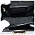 Borsa a mano Gancini in smalto 2 in 1 nera e oro Auth 138879 di Salvatore Ferragamo - vista 11