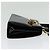 Borsa a mano Gancini in smalto 2 in 1 nera e oro Auth 138879 di Salvatore Ferragamo - vista 4