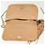 Borsa a spalla in pelle beige e oro con borchie Jimmy Choo Auth BA5032 D'oro - vista 10