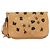 Borsa a spalla in pelle beige e oro con borchie Jimmy Choo Auth BA5032 D'oro - vista 13