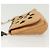 Borsa a spalla in pelle beige e oro con borchie Jimmy Choo Auth BA5032 D'oro - vista 4