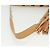 Borsa a spalla in pelle beige e oro con borchie Jimmy Choo Auth BA5032 D'oro - vista 7
