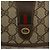 Gucci Borsa Sherry Line GG Supreme Web in PVC beige e oro 156 01 030 Auth BA4458 D'oro - vista 13