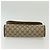 Gucci Borsa Sherry Line GG Supreme Web in PVC beige e oro 156 01 030 Auth BA4458 D'oro - vista 8
