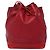 LOUIS VUITTON Borsa a Spalla Epi Noe Rossa M44007 LV Auth 136984 Rosso - vista 13