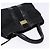 Borsa Tote Vala in Nylon Nero e Oro Salvatore Ferragamo Auth hk2909 D'oro - vista 6