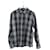 Moncler Camicia in cotone grigia Grigio  - vista 1
