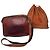 Vintage Loewe Madrid Wildledertasche Rot Grün