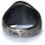 Autre Marque Hämatit-Look Ring Maison Margiela Schwarz Silber Grau - Ansicht 3