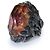 Autre Marque Lyly Erlandsson, L'anello a conchiglia invernale Argento Arancione