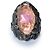 Autre Marque Lyly Erlandsson, L'anello a conchiglia invernale Argento Arancione - vista 2