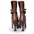 Botas pedestal Hadfield en marrón de Burberry Castaño - vista 3